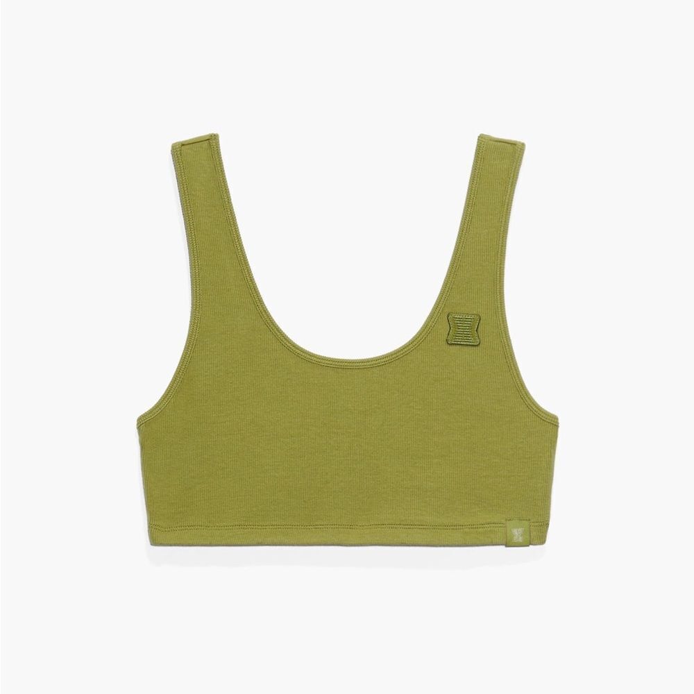 Savage X Fenty C RIB SLEEP CROP TOP‎ Olive green size 3X NWT in packaging